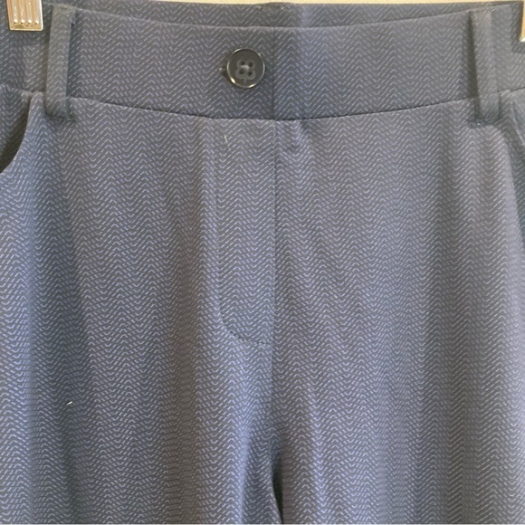 BETABRAND Sz XL Petite Herringbone Like Pattern Career Casual Pants Trousers - Picture 5 of 12